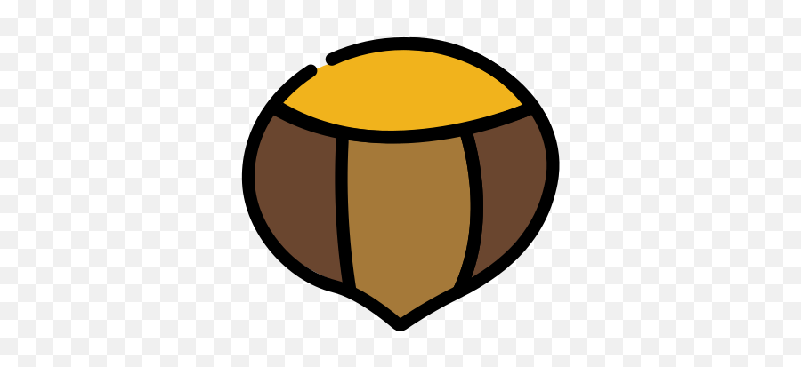 Chestnut Emoji - Openmoji,Fujoshi Emoticon