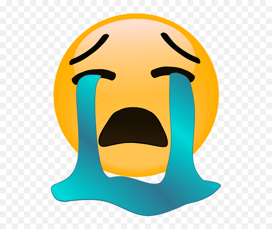 Smiley Emoji Mourning Sad Crying Tears - Happy,Crying Emoji
