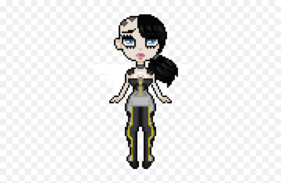 Made This Pixel Angel Chibi Today Sheu0027s One Of My Fav - Pixel Art Borderlands Angel Emoji,Chibi Suprised Emotion