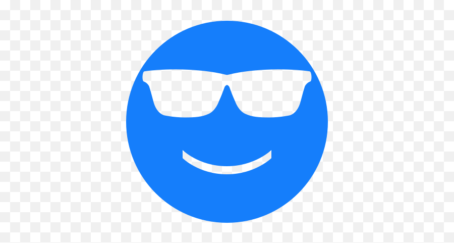 Face Sunglasses Icon - Free Download On Iconfinder Sunglasses Emoji White Png,Cool Sunglasses Emoticon 3d