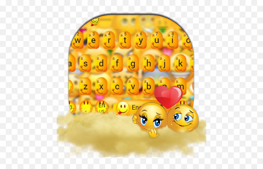 Cute Face Emoji Keyboard Theme For Android - Download Cafe Happy,Cute Emoticon