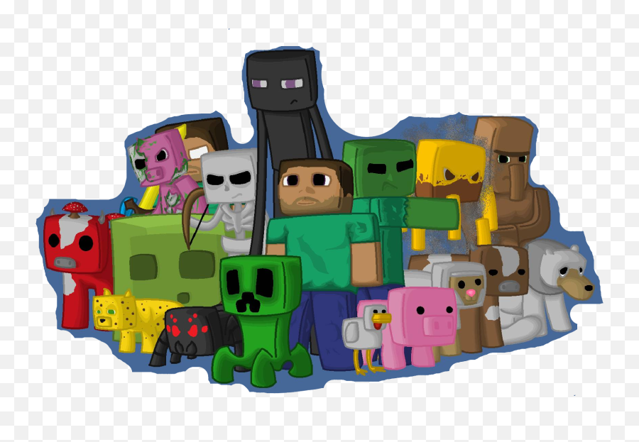 Emoji Stiker Cartoon Sticker By C L A S H E - Minecraft Characters Clipart,Minecraft Animated Emojis