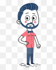 Hand Drawn Illustration Of Businessman - Fictional Character Emoji,Drawn Character Stunned Emotion