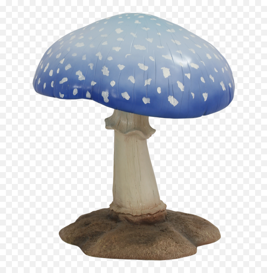 Medium Blue Mushroom Over Sized Statue - Dot Emoji,Admiralbulldog Free Emotion