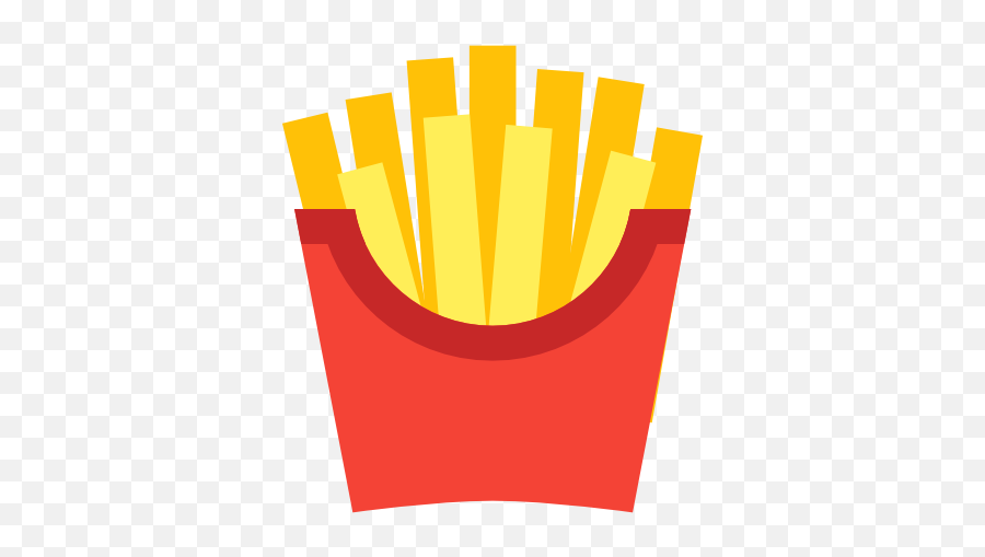 French Fries Food Free Icon Of 100 Colored Food U0026 Drink Icons - Transparent French Fries Clipart Png Emoji,Happy Birthday Emoticon In French