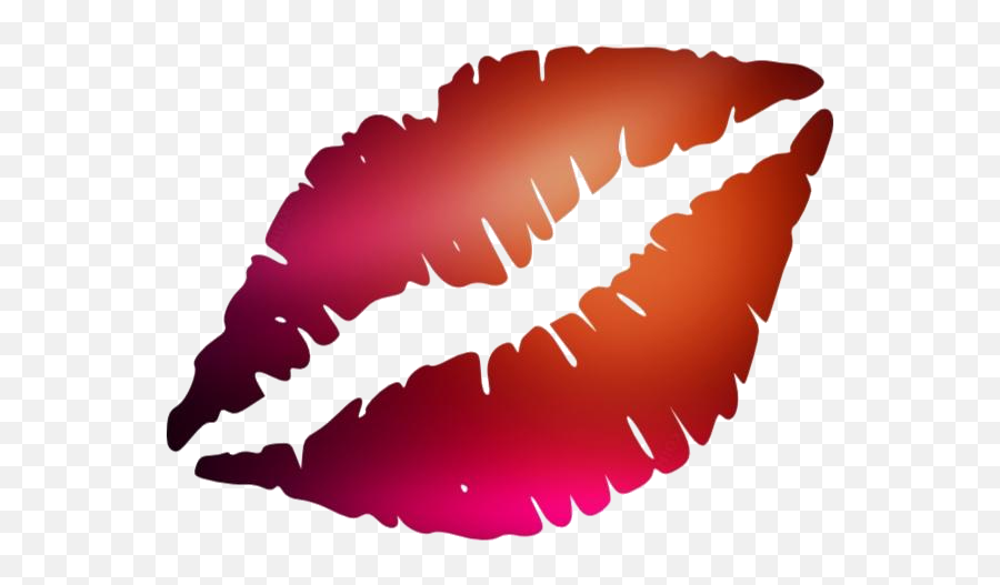Transparent Kiss Lips Emoji Clipart Kiss Lips Emoji Png - Kiss Lips Svg Free,Kissing Emoji