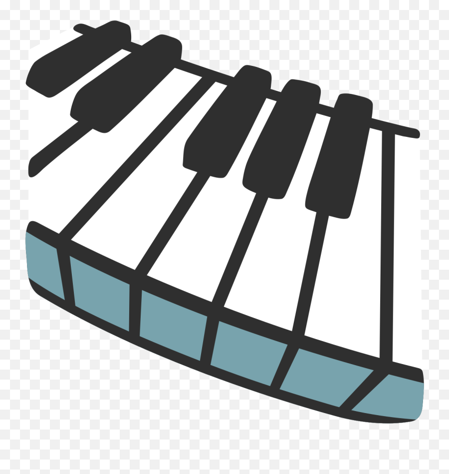 Musical Keyboard Emoji - Piano Sticker Transparent Background,Flute Emoji