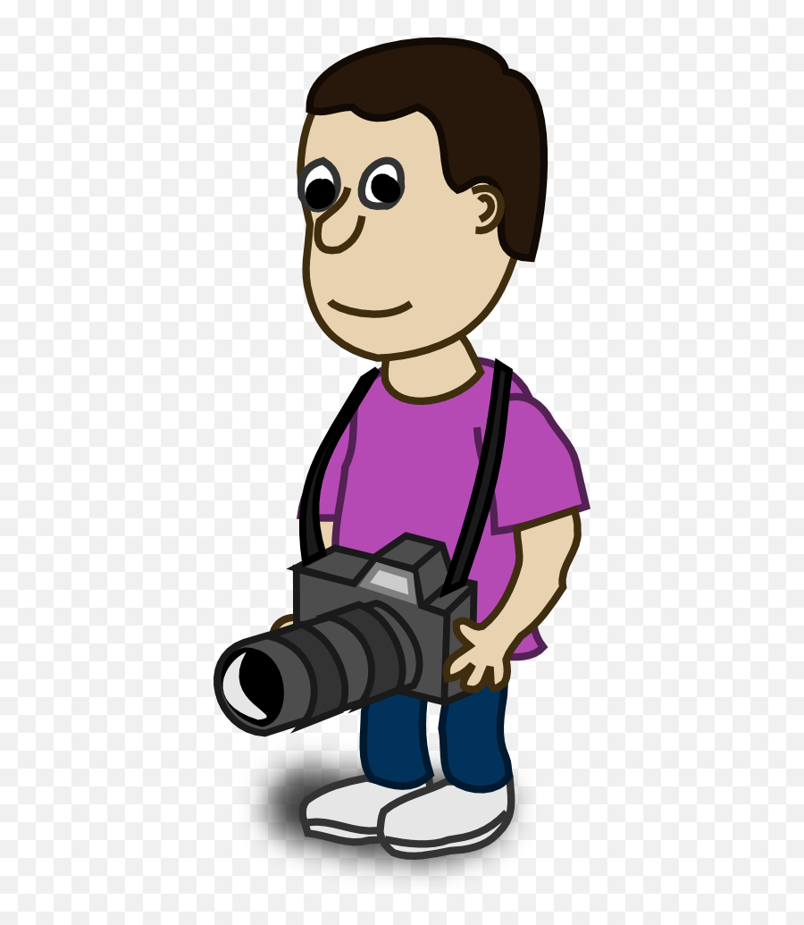 Photography Clipart Free Images Image - Cartoon Charecter With Camera Emoji,Photographer Emoji