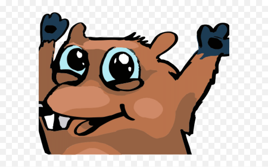 Beaver Clipart Emoji - Happy,Beaver Emoji