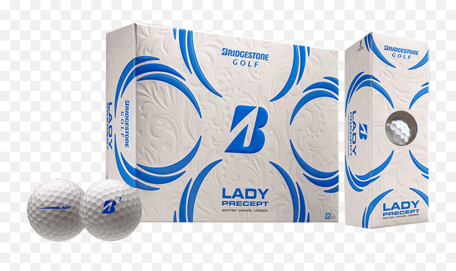 Bridgestone Lady Precept White Golf Balls 12 Pack White Emoji,Woman Beard Emoji