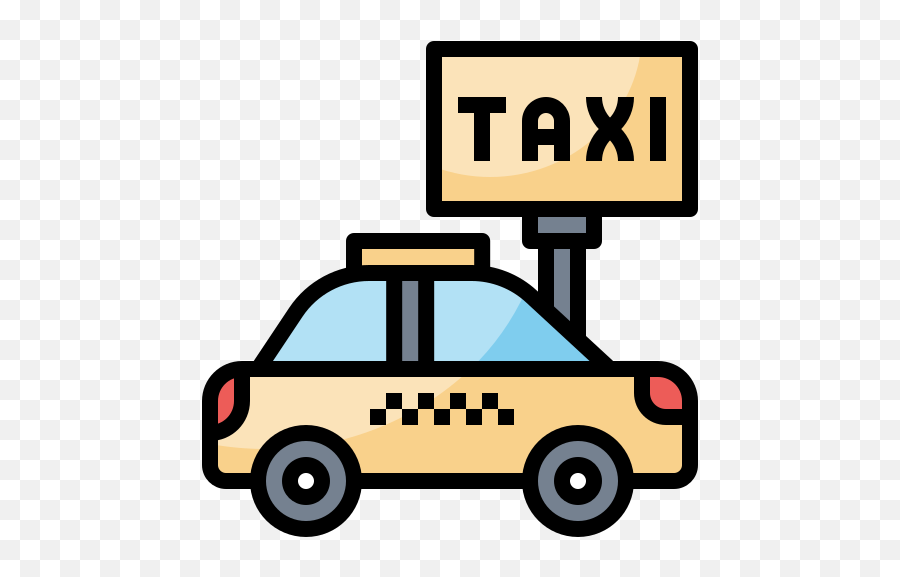 Taxi Cab Transportation Automobile Car Vehicle Free Emoji,Emoticon Cab