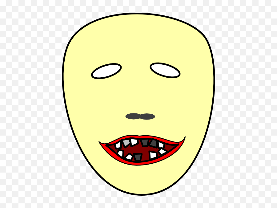 Scary Cartoon Faces Full Size Png Download Seekpng Emoji,Scary Emoji Faces
