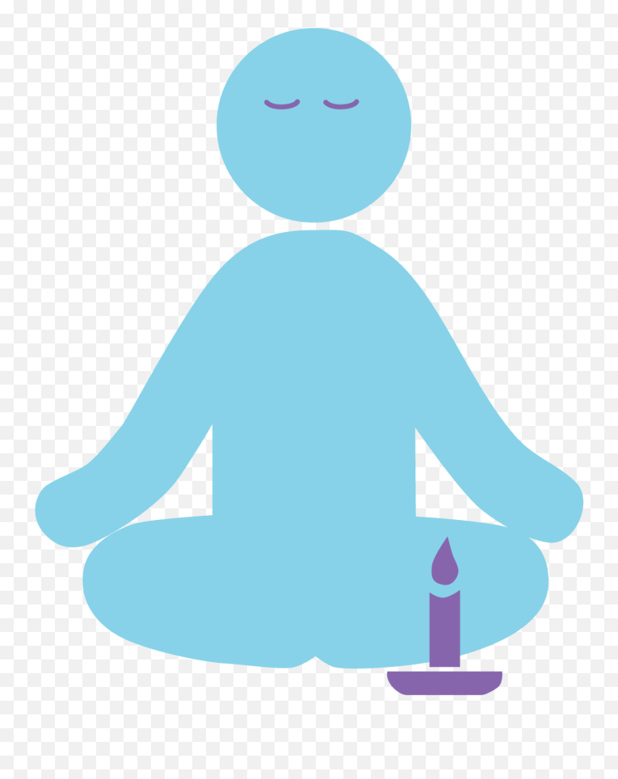 Meditation Clipart Calmness Meditation Calmness Transparent - Happy Emoji,Lotus Position Emoji