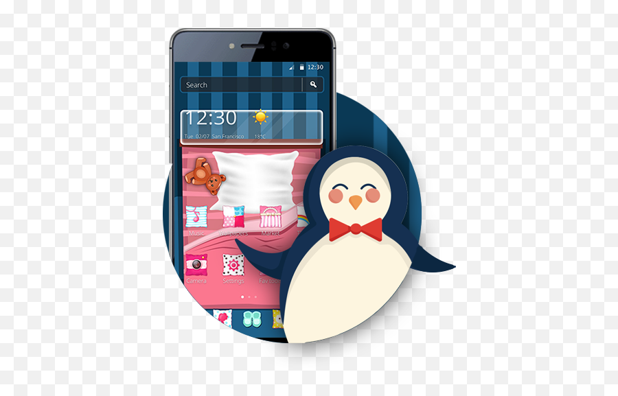 Lazy Penguinu0027s Bedroom Theme - Google Play Iphone Emoji,How To Make A Penguin Emoji