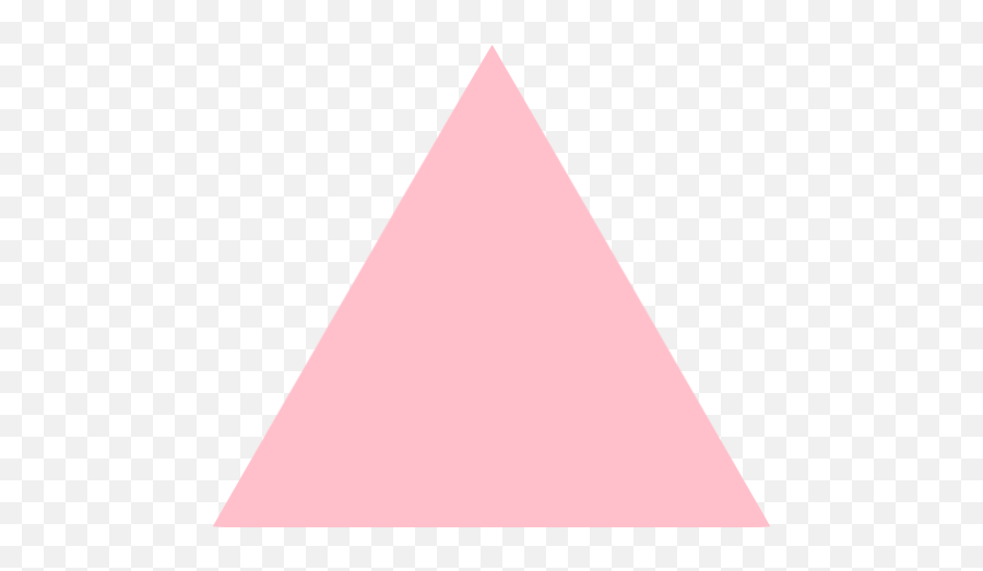 Pink Triangle Icon - Pink Triangle Png Emoji,Triangle Shades Emoticon