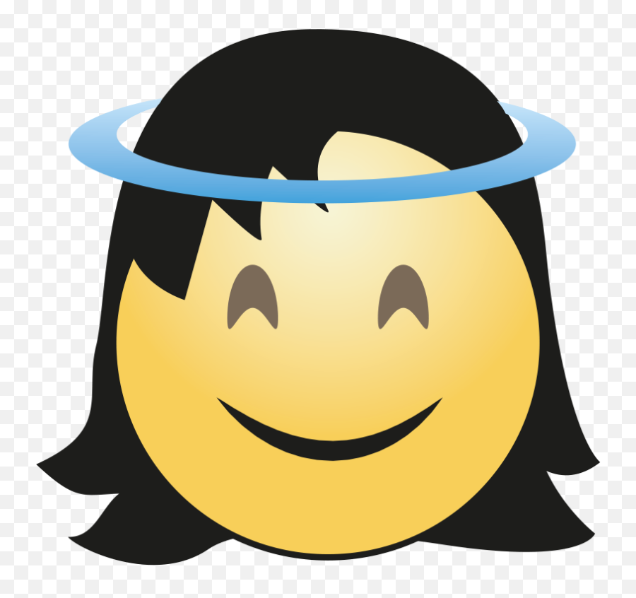 Hair Girl Emoji Png Transparent Png Mart - Zafran Indian Bistro,Happy Emoji Png Transparent