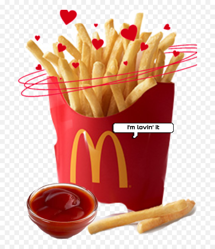 Mcdonalds Frenchfries Ketchup Sticker - Mcdo Burger With Fries Price Emoji,Mcdonalds Emoji 10