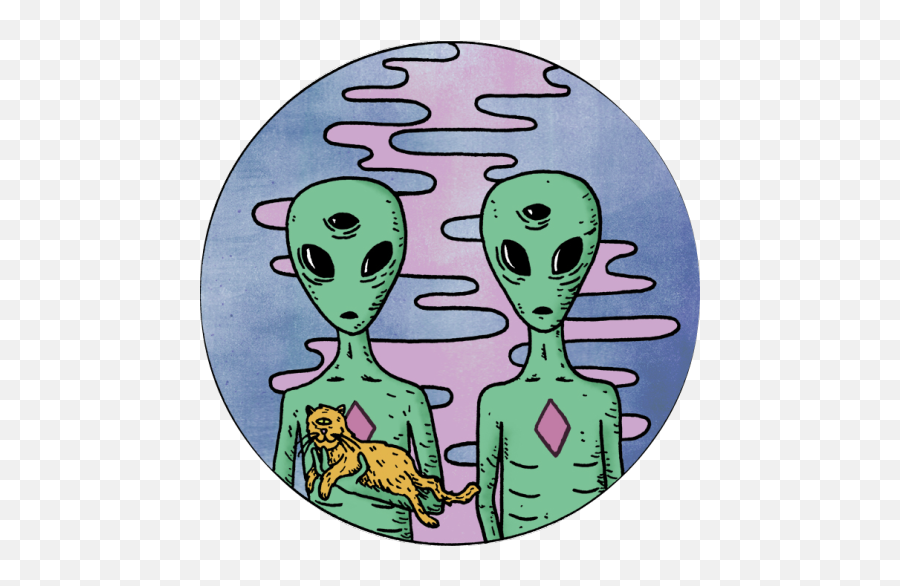 Alien Wallpaper Tumblr - Alien Painting Emoji,Alien Emoji Background Tumblr