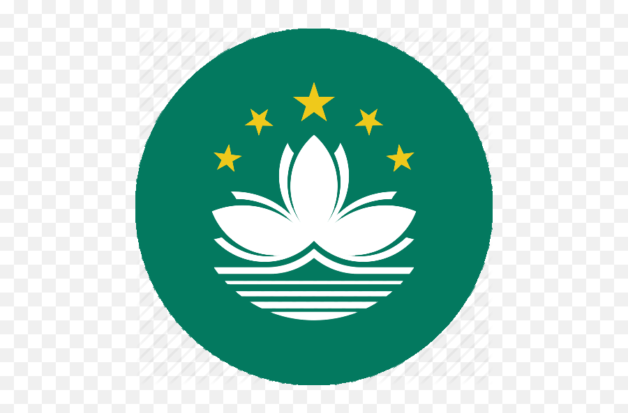 Trademark Registration In New Caledonia - Circle Macau Flag Emoji,Nouvelle Caledonie Drapeau Emoticon