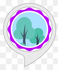 Windy Trees Emoji,Windy# Emoticon