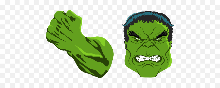 Hulk And His Fist Cursor - Logo Dibujo Hulk Emoji,Hulk Emoji Image