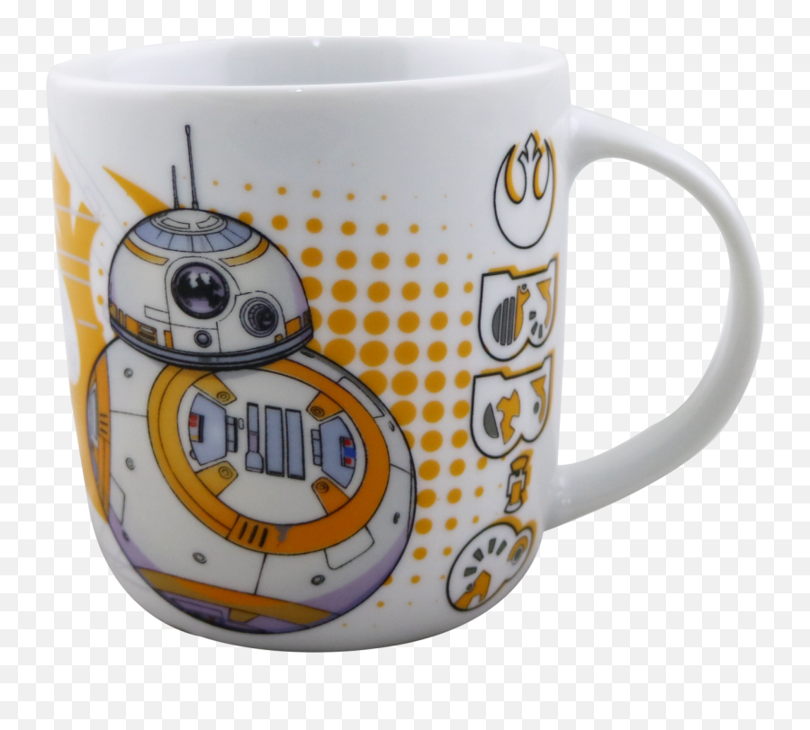 Star Wars Mug In Gift Box - Bb8 Serveware Emoji,Bb-8 Star Wars Emoticon