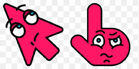 Boring Cute Cursor - Dot Emoji,Emoji Cursor