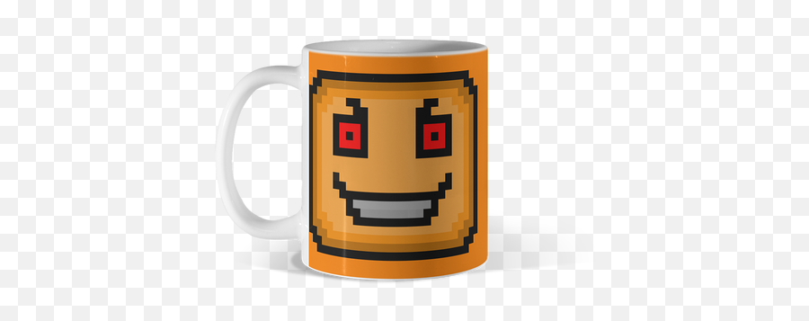 New Red 8 Bit Mugs Design By Humans Page 2 Emoji,Ass Hat Emoticon