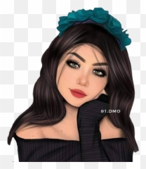 Largest Collection Of Free - Toedit Girlym Stickers On Picsart Emoji,Emoji Girl Haircut Lipstick Dress