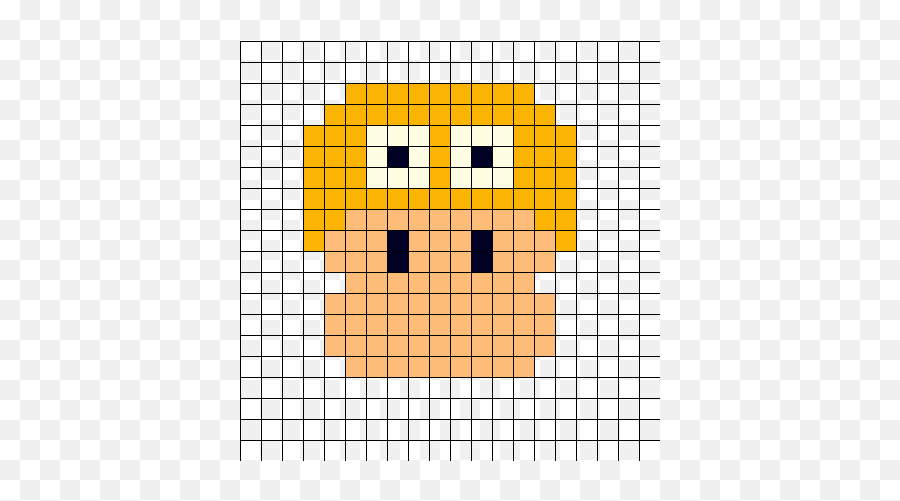 Kandi Patterns For Kandi Cuffs - Characters Pony Bead Patterns Emoji,Psyduck Emoticon