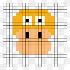 Kandi Patterns For Kandi Cuffs - Characters Pony Bead Patterns Emoji,Psyduck Emoticon