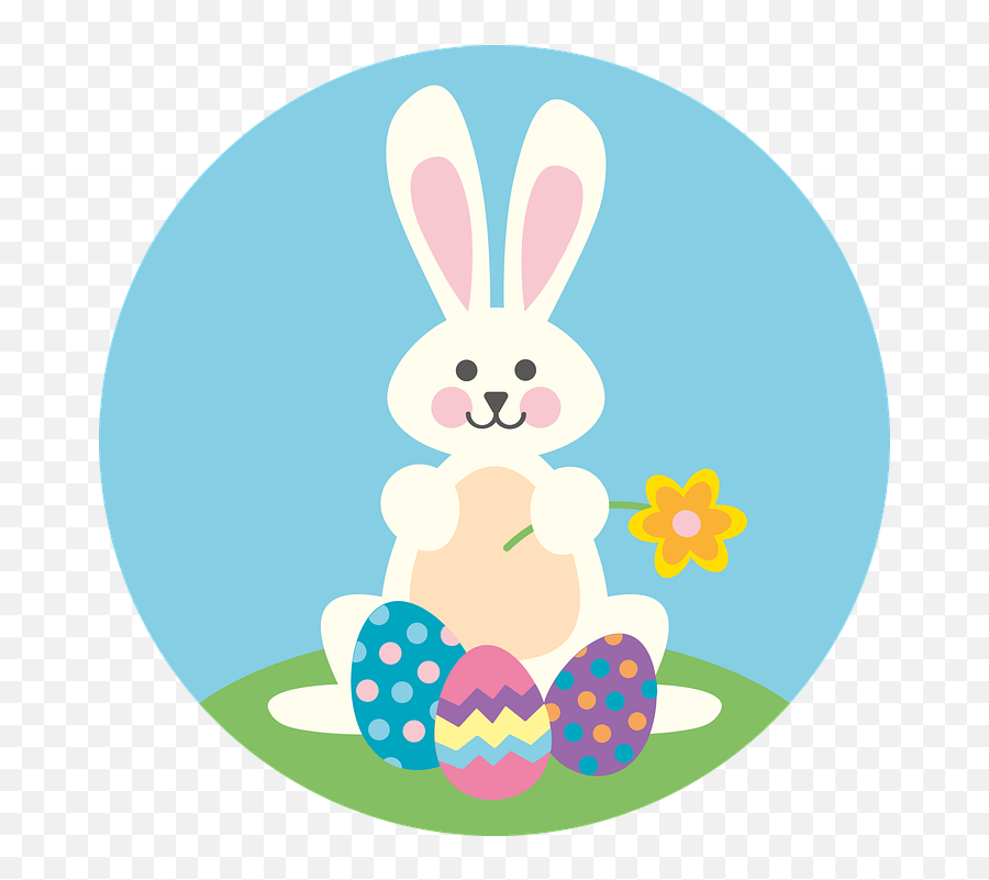 Free Photo Spring Rabbit Decoration - Easter Vector Emoji,Rabbit Emotions