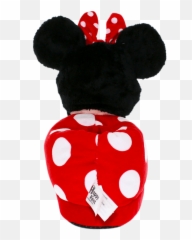 Minnie Mouse Emoji Flipemz Slippers - Dot,Plush Emoji Slippers