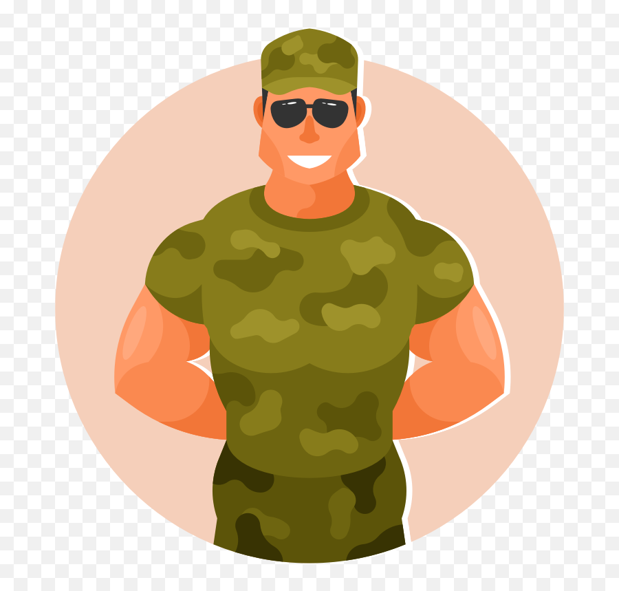 Army Soldier Vector - Openclipart Emoji,Military Chevrons Emojis