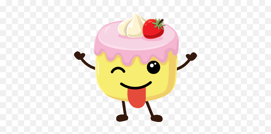 Cake Sticker - Cake Discover U0026 Share Gifs Emoji,Strawberry Cake Emoji