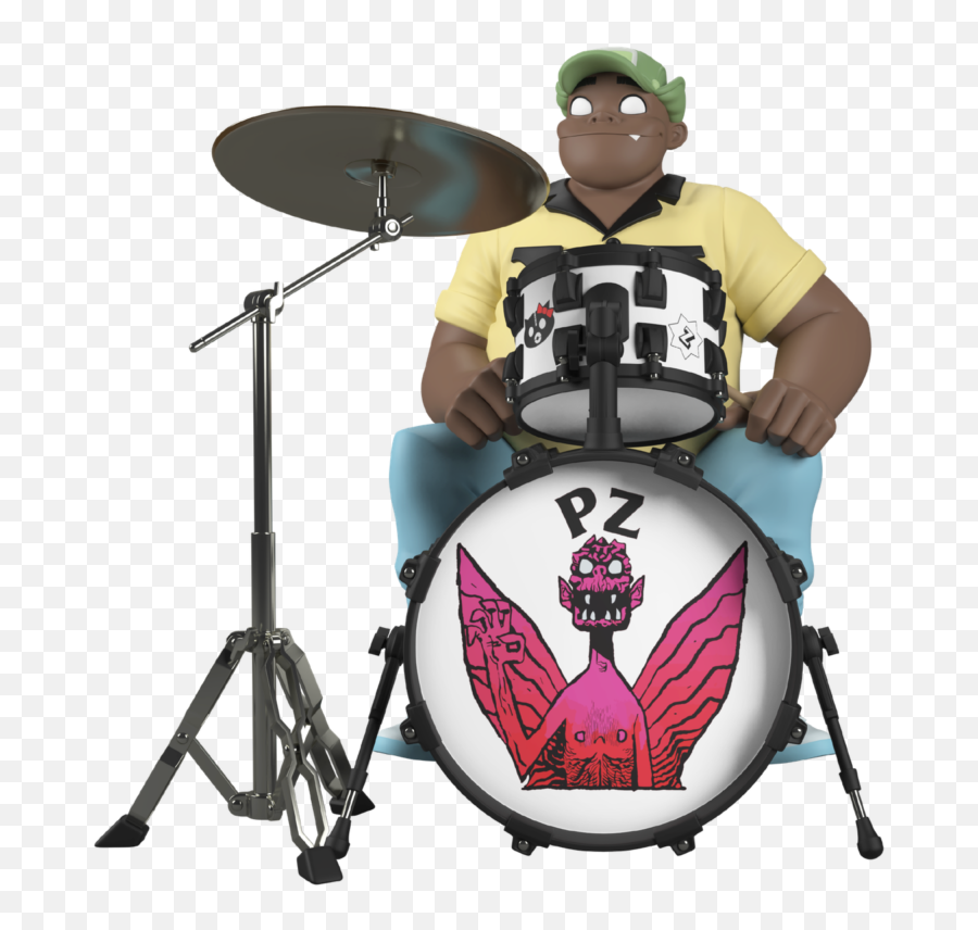The Toy Chronicle The Whole Band Is Here Gorillaz - Gorillaz Song Machine Figures Emoji,Cymbal Emoji