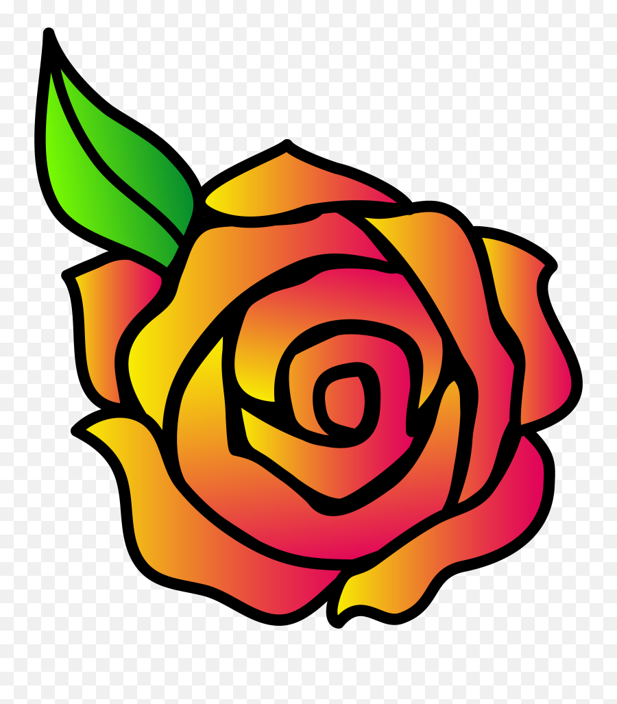 Cartoon Rose Wallpapers - Cartoon Rose Drawing Emoji,Rose Emoji Iphone