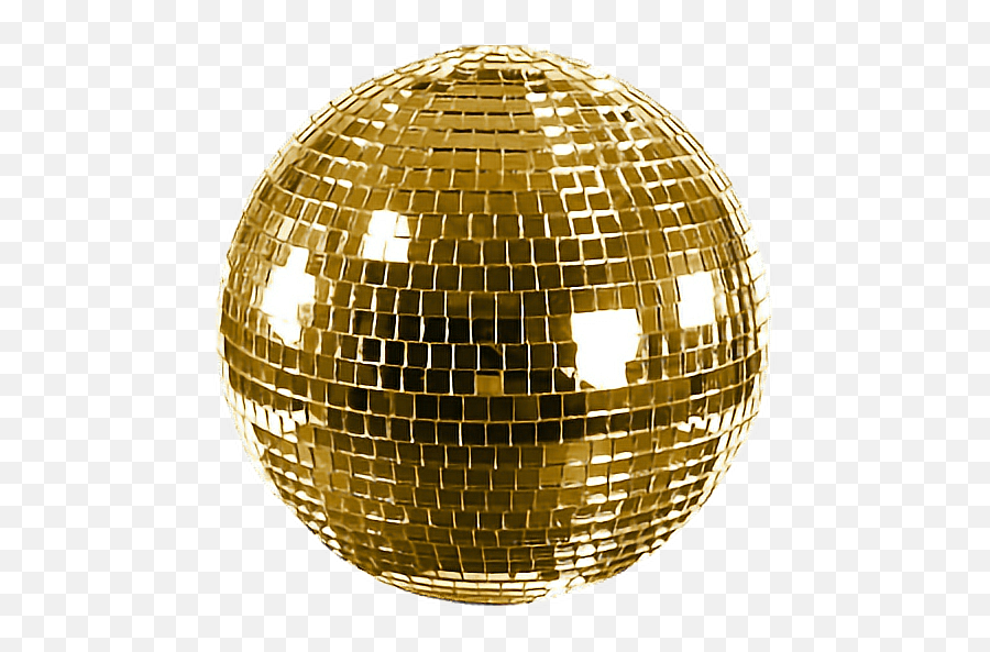 Holidayparty Globe Glow Party Ball Sticker By Sandra - Transparent Gold Disco Ball Png Emoji,Party Ball Emoji