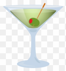 Emoji Cocktail Glass Alcohol - Emoji Cocktail,Martini Emoji