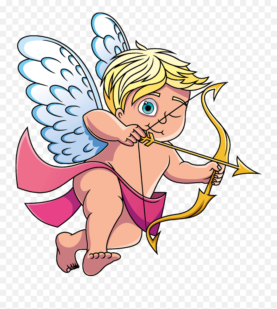 Cupid Clipart Free Download Transparent Png Creazilla - Fairy Emoji,Gift Arrows Emoji
