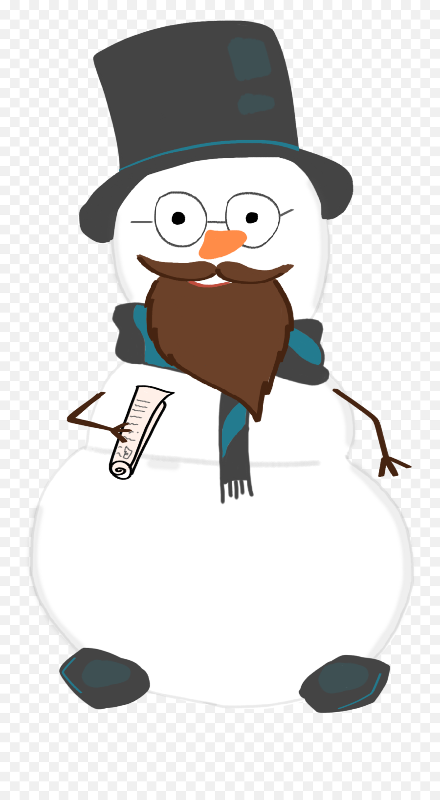 Snowman Snowmen Grandpa Sticker By Snowmen Family - Grandpa Snowman Emoji,Grandpa Emoji