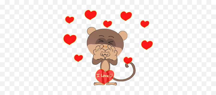 Monkey Emojis Sticker By Thuan Bui - Happy,Monkey Emojis