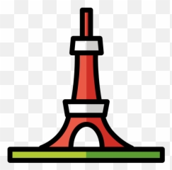 Tokyo Tower Emoji - Tokyo Tower,Tower Emoji