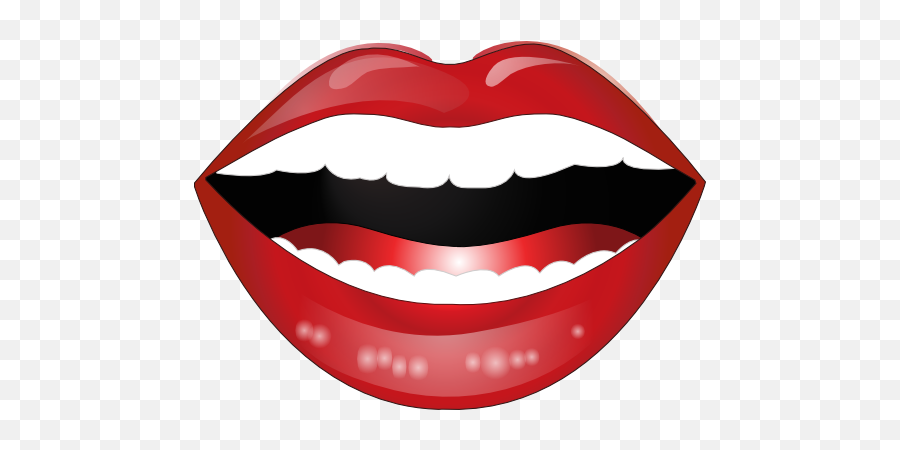 Laughing Lips Smiley Emoticon Clipart I2clipart - Royalty Laughing Lips Emoji,Kissing Emoticons