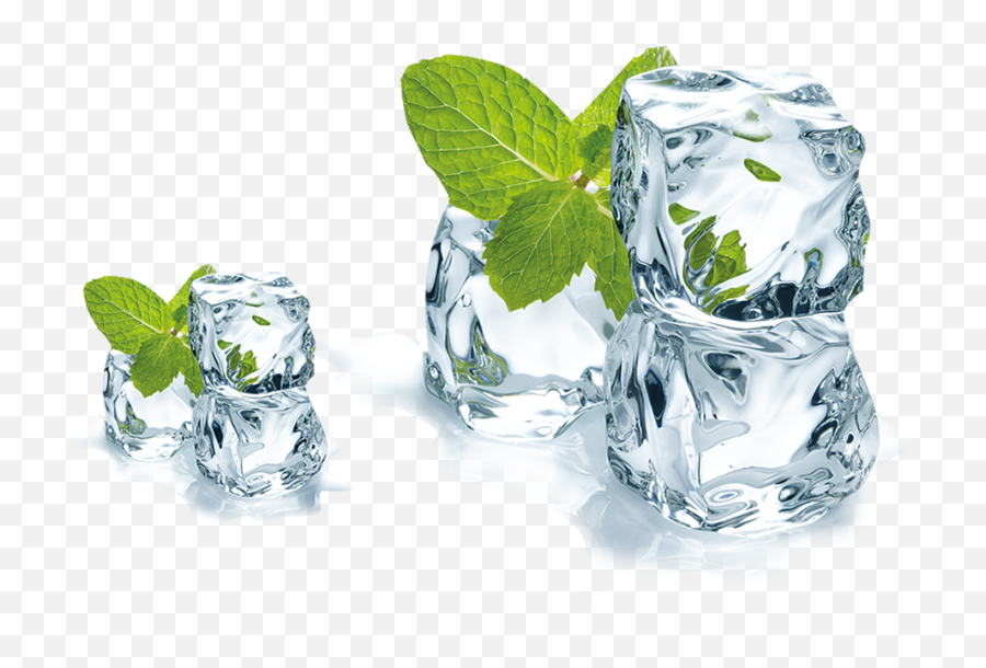 Download Cube Menthol Spicata Ice Juice - Ice Mint Emoji,Ice Cube Emoticon