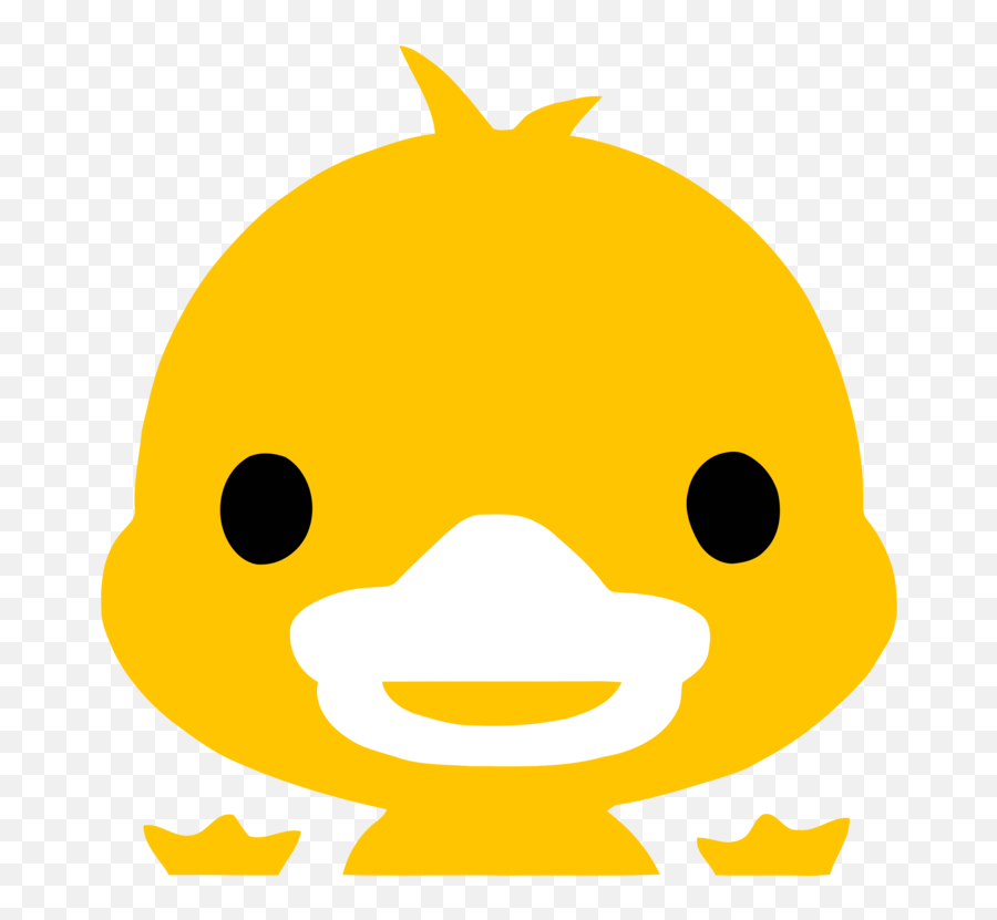 Emoticon Head Smiley Png Clipart - Duckling Icon Emoji,Anaheim Ducks Emoticons Computer