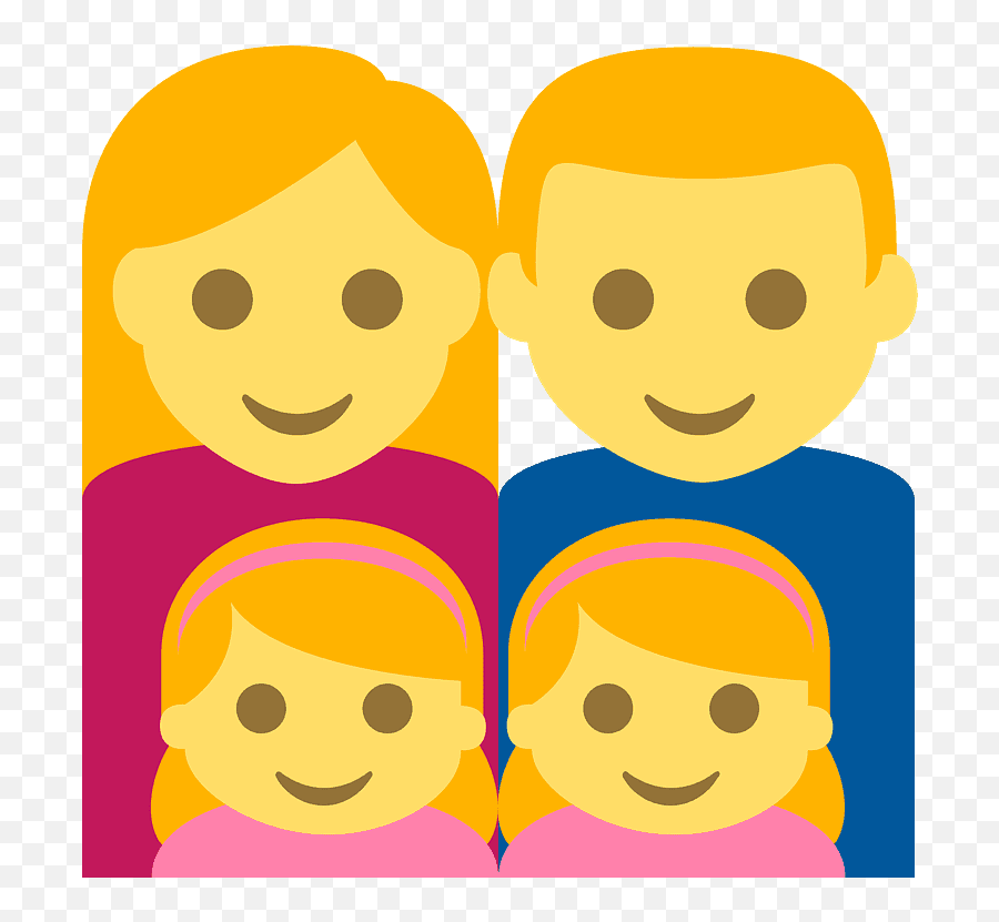 Man Woman Girl Emoji Clipart - Transparent Background Family Emoji,Girl Emoji Transparent
