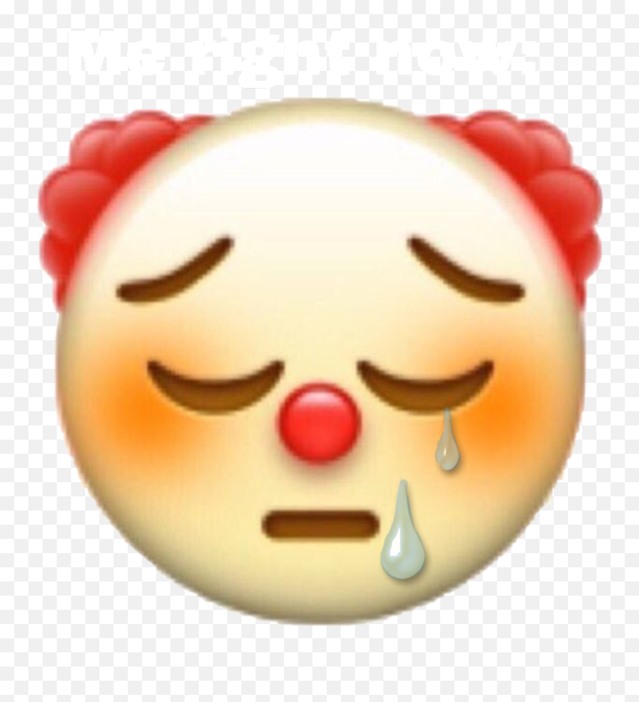 The Most Edited - Clown Emoji Png,Sad Mad Missing You Emoticon