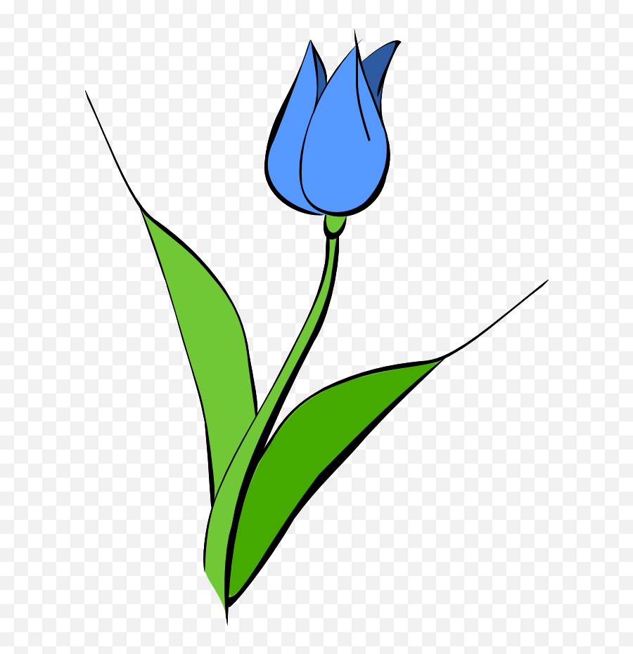 Blue Clipart - Blue Tulips Clipart Emoji,8o8 Emoticon