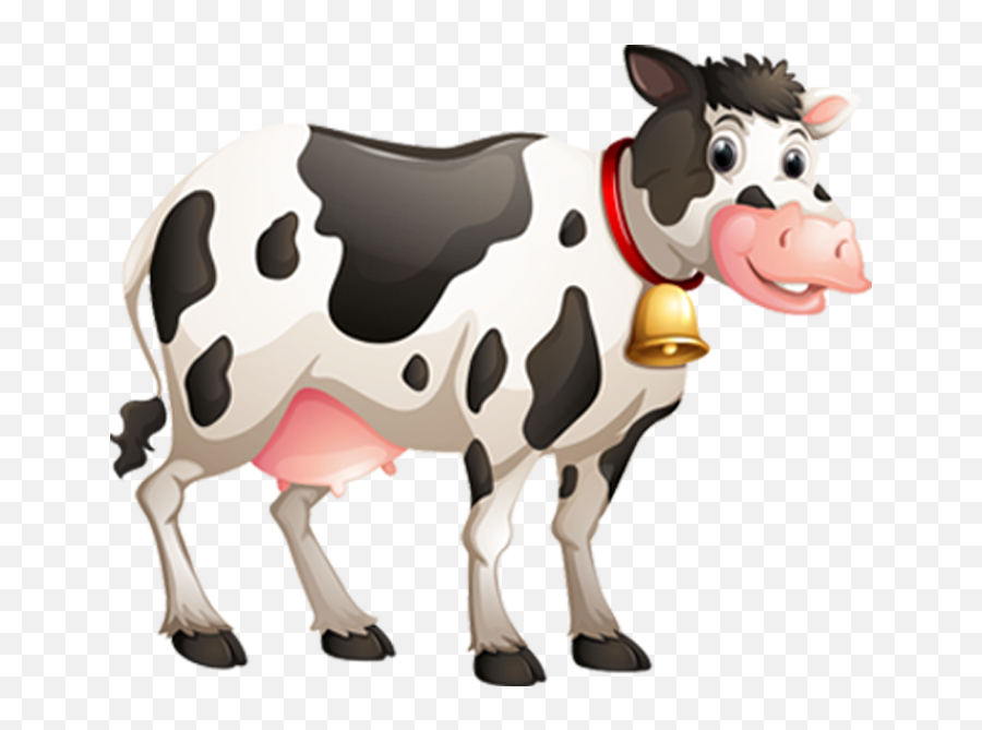 Dairy Cattle Cowbell Clip Art - Cow With Cow Bell Clip Art Emoji,Emoji Cow Bell